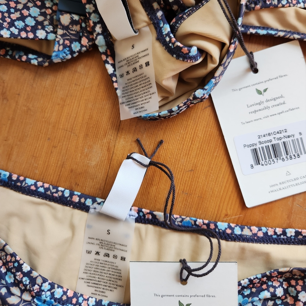 NWT Poppy Bikini Set in Navy - Picture 10 of 10